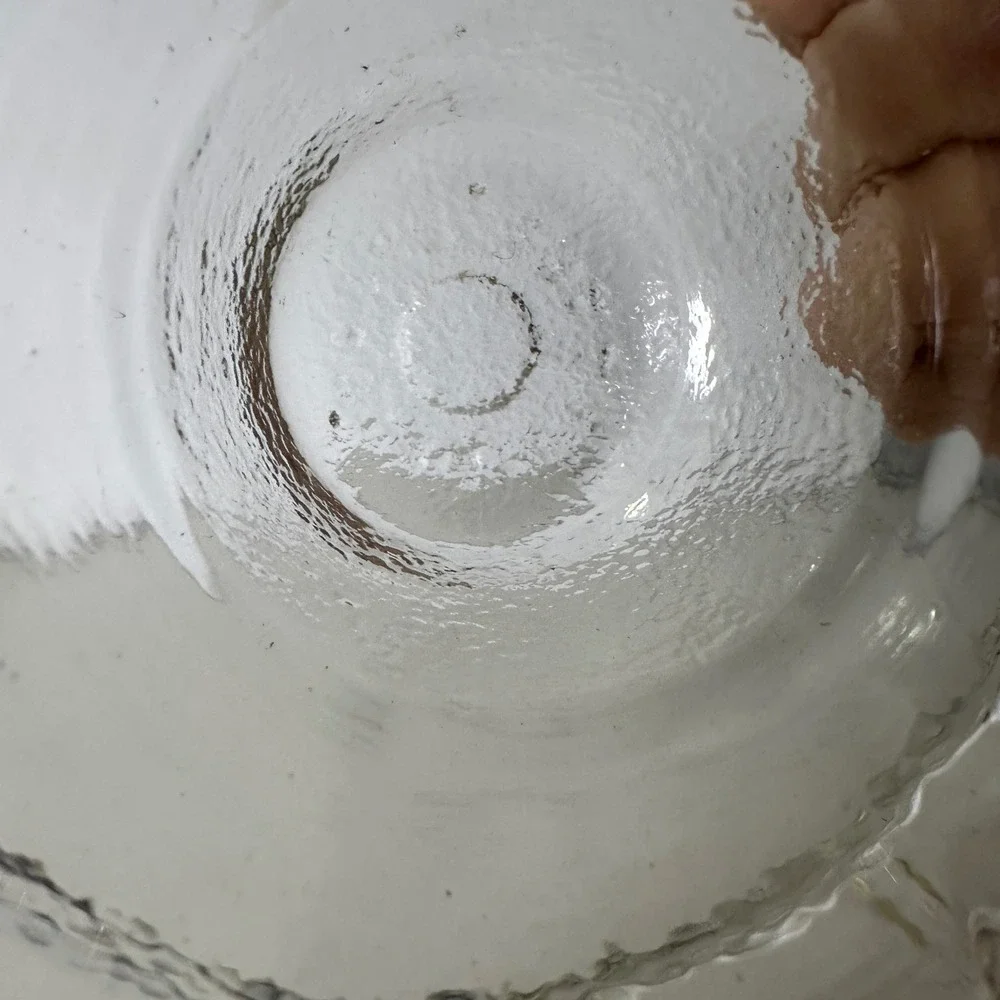 Vintage Little Princess Clear Glass Bundt‎ Pan Fluted Cake Mold Small 6 Inch